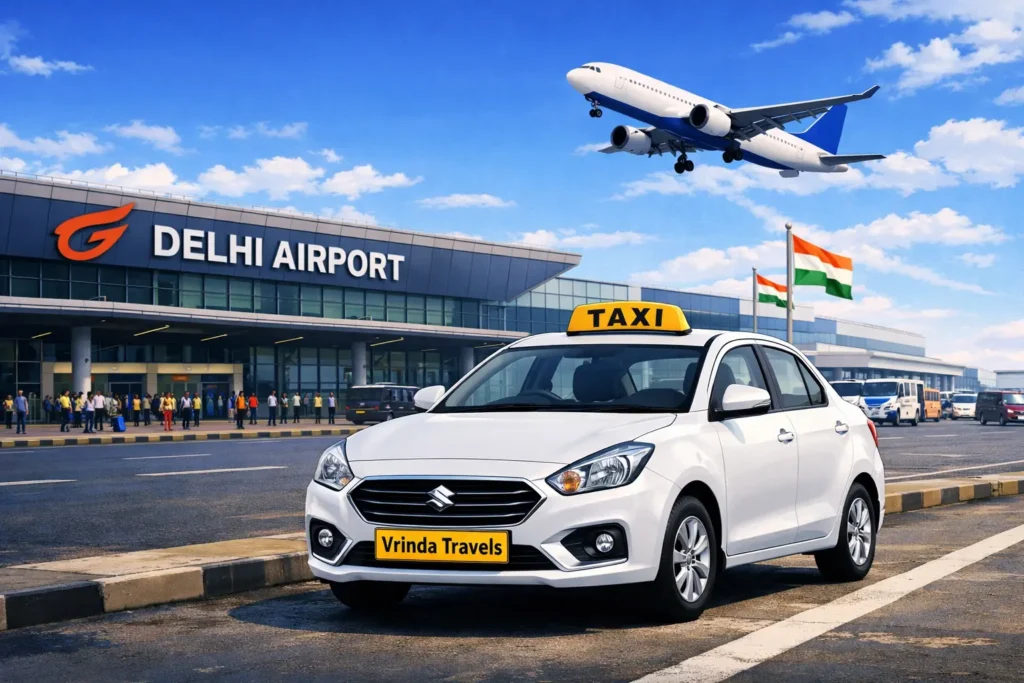 Delhi airport Taxi from Gurgaon | Vrinda Travels